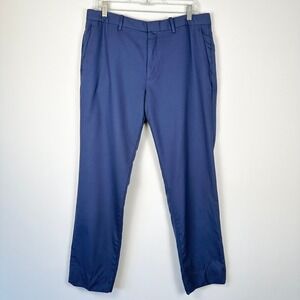 Theory Mayer Stretch Wool Dress Pants Mens 34 Altitude Blue Business Trousers
